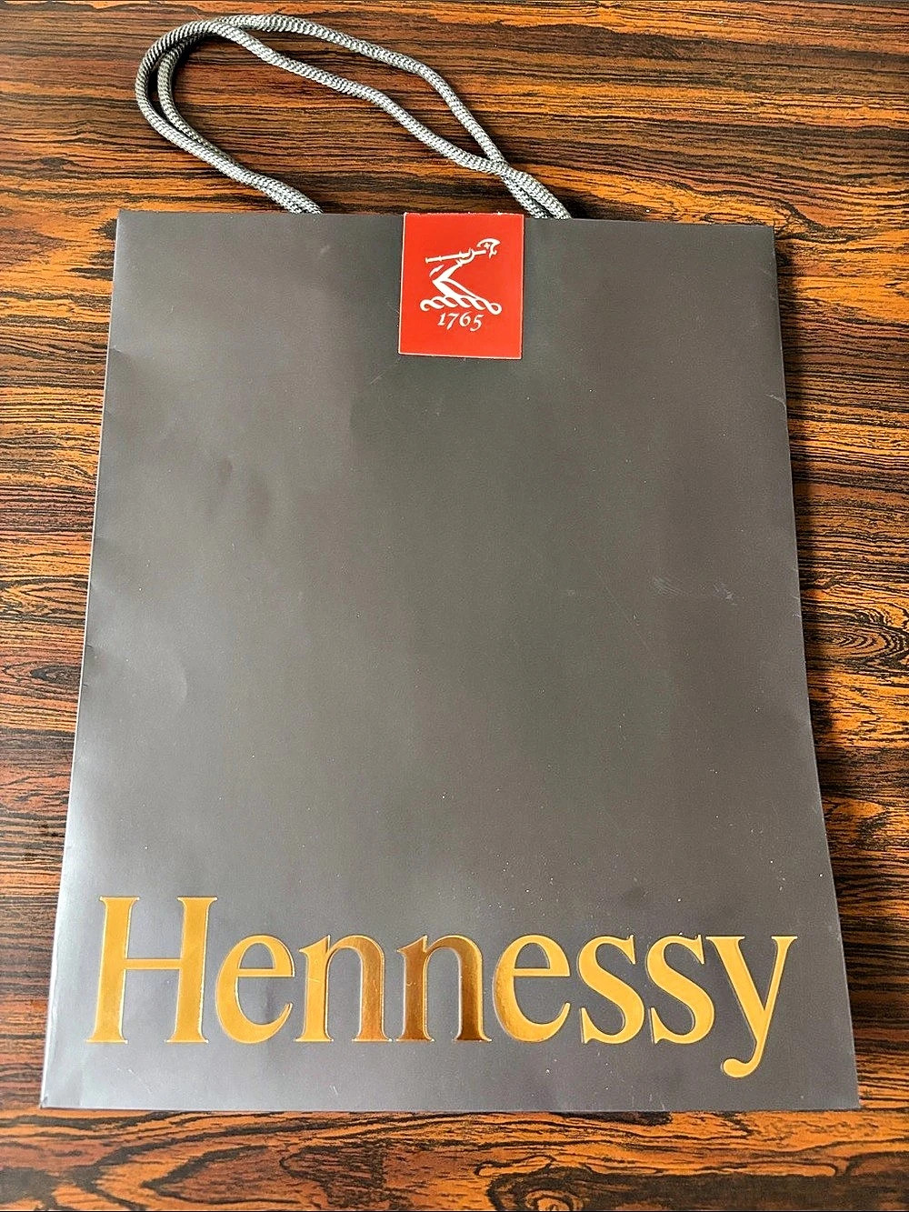 Hennessy Gift Bag - 1765 - Black & Gold